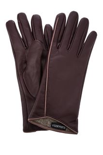 Кожаные перчатки с подкладкой из шерсти Eleganzza