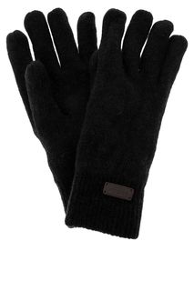 Черные шерстяные перчатки Barbour