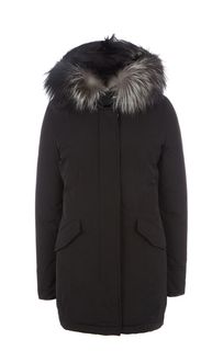 Удлиненный пуховик Ws Luxury Arctic Parka черного цвета Woolrich