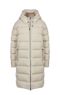 Пуховик молочного цвета Crystal Palace Coat Jack Wolfskin