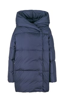 Короткий зимний пуховик с запахом add