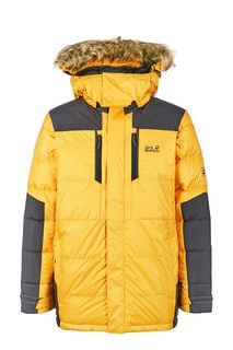 Желтый пуховик The Cook Parka Jack Wolfskin