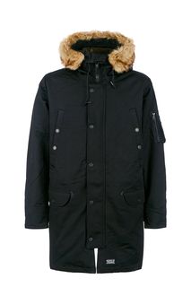 Черный пуховик с капюшоном Levis®