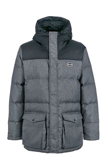 Серый зимний пуховик с капюшоном Levis®