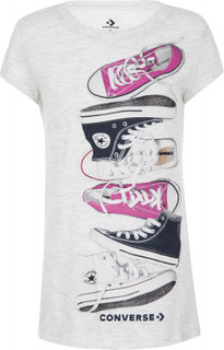 Футболка для девочек Converse Falling Chucks, размер 152