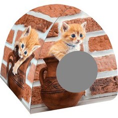 Домик PerseiLine Дизайн Вигвам Кошка в кувшине для кошек 40*40*39 см (00245/ДМД-3)