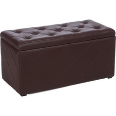 Пуф Euroson Ромби 3 (коричневый)