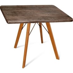 Стол Sheffilton SHT-TU9/80/80 МДФ палисандр/светлый орех