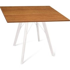 Стол Sheffilton SHT-TU9/80/80 ЛДСП орех/выбеленный