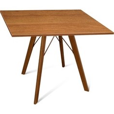 Стол Sheffilton SHT-TU9/80/80 ЛДСП орех/темный орех