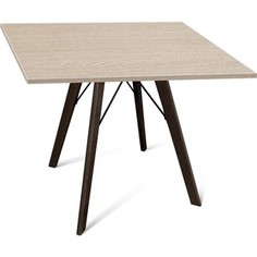 Стол Sheffilton SHT-TU9/80/80 ЛДСП дуб беленый/венге