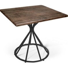 Стол Sheffilton SHT-TU4-1/80/80 МДФ палисандр/черный муар