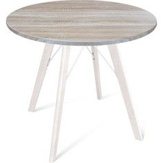 Стол Sheffilton SHT-TU9/80 МДФ дуб сонома светлый/выбеленный