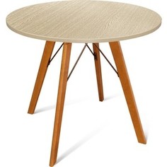 Стол Sheffilton SHT-TU9/80 ЛДСП дуб беленый/светлый орех