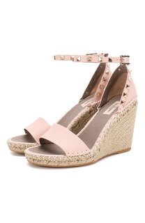 Кожаные босоножки Valentino Garavani Rockstud Double Valentino