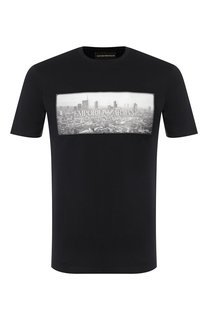 Хлопковая футболка Emporio Armani