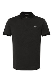 Хлопковое поло Emporio Armani