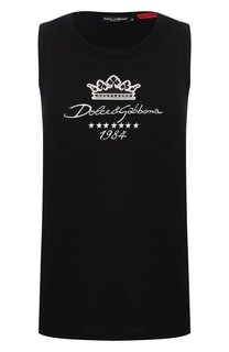 Хлопковая майка Dolce & Gabbana