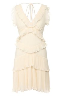 Платье с оборками Zimmermann