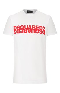 Хлопковая футболка Dsquared2