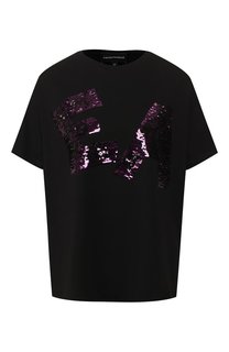 Хлопковая футболка Emporio Armani