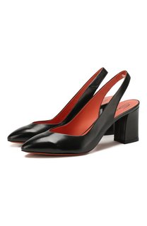 Кожаные туфли Santoni
