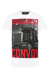 Хлопковая футболка Dsquared2