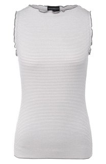 Топ из вискозы Emporio Armani