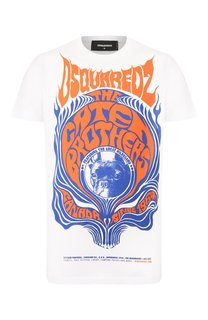 Хлопковая футболка Dsquared2
