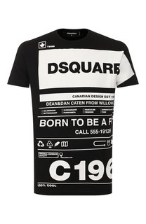 Хлопковая футболка Dsquared2