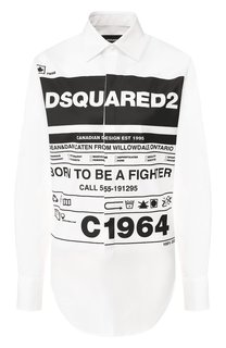 Хлопковая рубашка Dsquared2