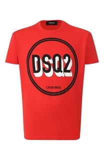 Хлопковая футболка Dsquared2