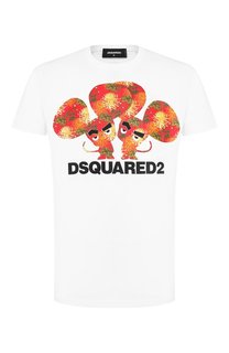 Хлопковая футболка Dsquared2