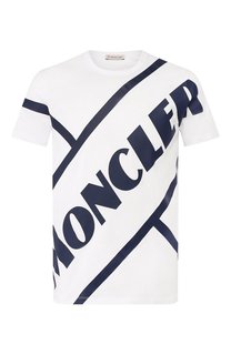 Хлопковая футболка Moncler