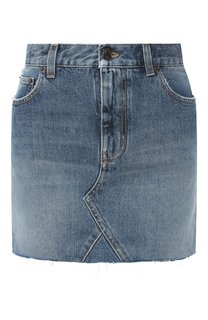 Джинсовая юбка Saint Laurent