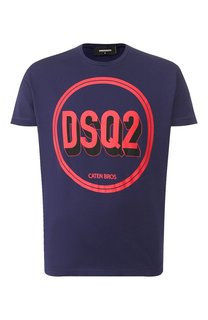 Хлопковая футболка Dsquared2