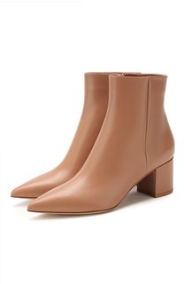 Кожаные ботильоны Gianvito Rossi