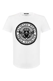 Хлопковая футболка Balmain