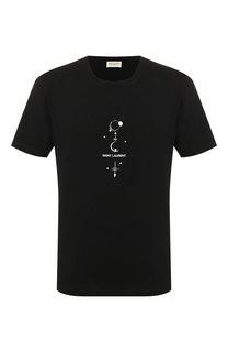 Хлопковая футболка Saint Laurent