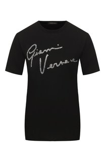 Хлопковая футболка Versace