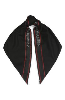 Шарф из смеси шерсти и шелка Alexander McQueen