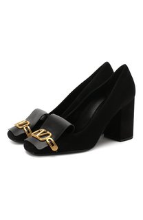 Замшевые туфли Valentino Garavani VLOGO Valentino
