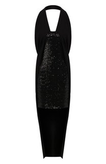 Платье с пайетками Balmain