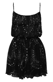 Платье из вискозы Saint Laurent