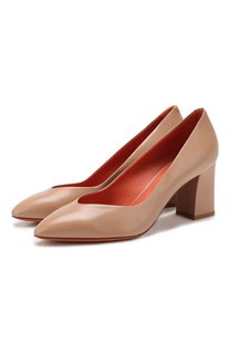 Кожаные туфли Santoni