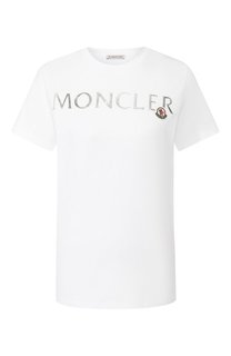 Хлопковая футболка Moncler