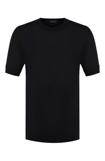 Шелковая футболка Emporio Armani