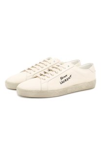 Текстильные кеды Court Classic Saint Laurent