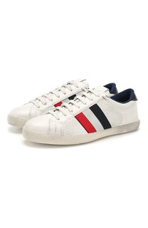 Кожаные кеды Moncler