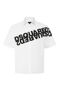 Хлопковая рубашка Dsquared2